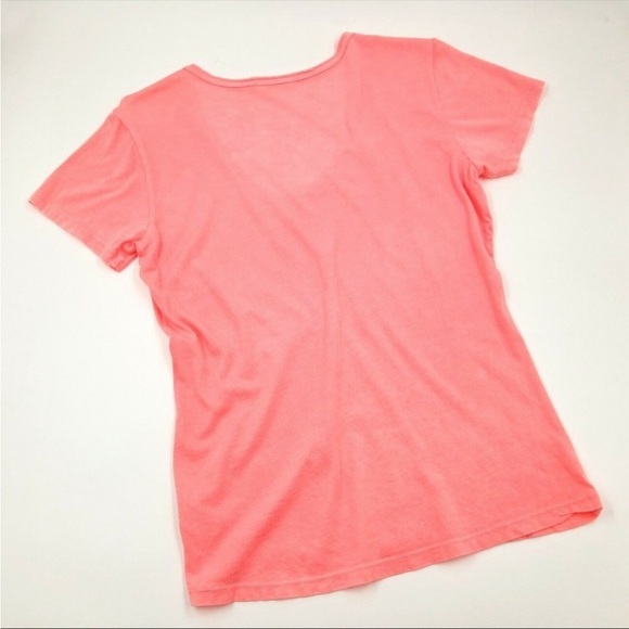 SUNDRY Pop Peach Bundle Shorts and T-Shirt Size 3 (L) NWT - Picture 4 of 8